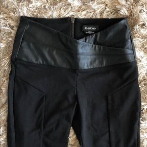 Bebe high waisted black leggings
